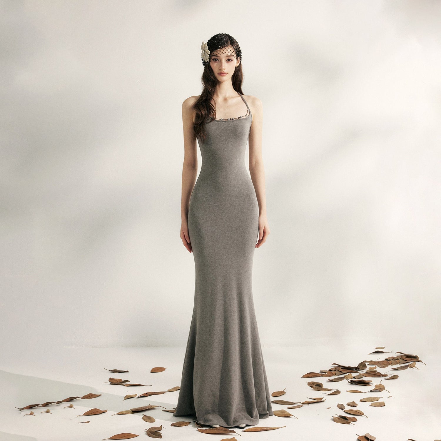 YZZI_HE_Beaded_Halter_Knitted_Fishtail_Women&