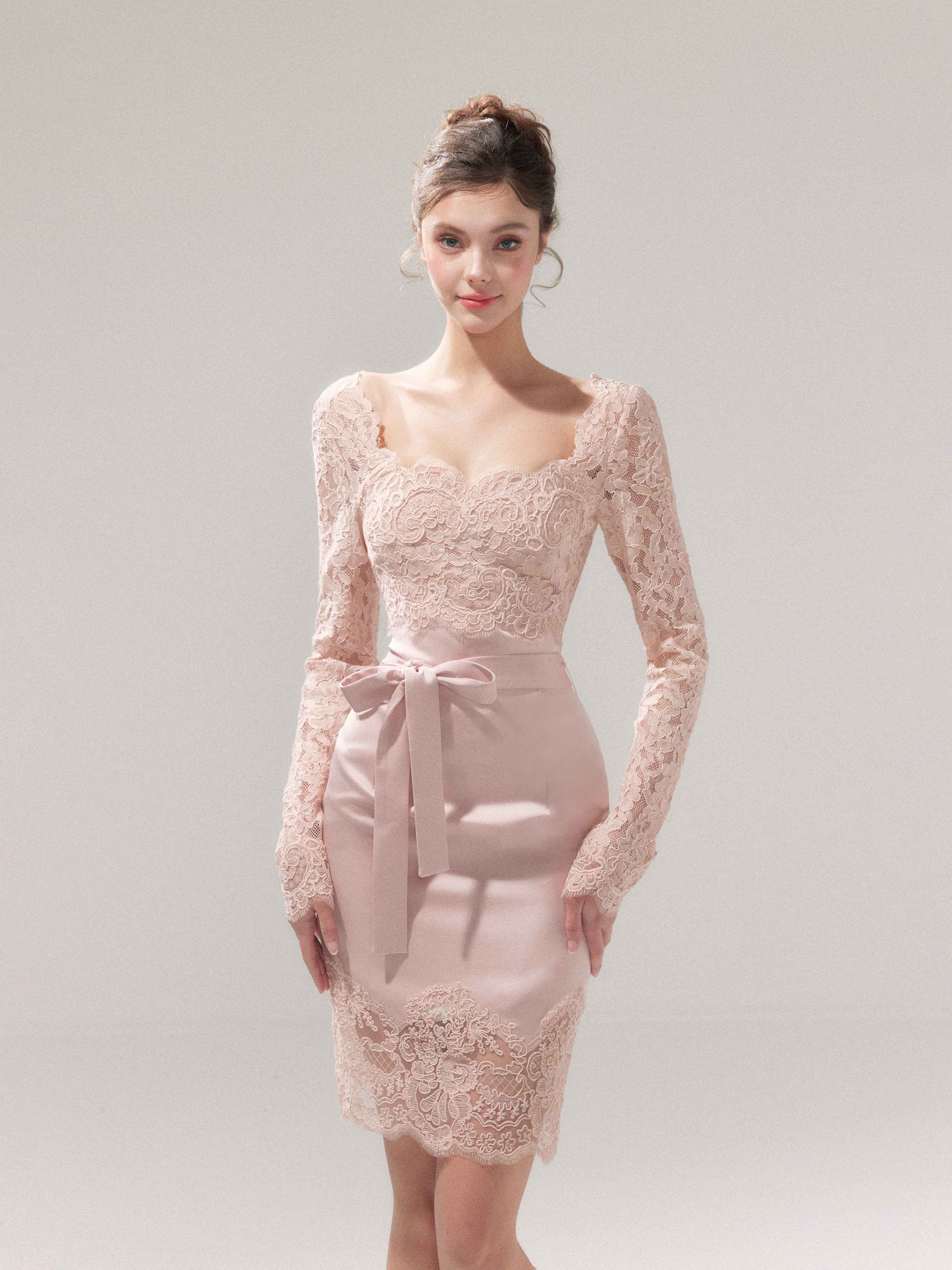 YZZI_HE_Dusky_Pink_Satin_Lace_Square_Neck_Women&
