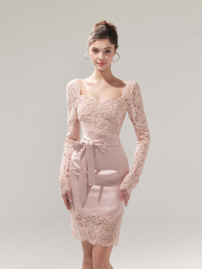 YZZI_HE_Dusky_Pink_Satin_Lace_Square_Neck_Women&