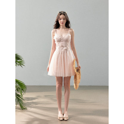 YZZI_HE_Floral_Lace_Mesh_V-neck_A_Line_Women&