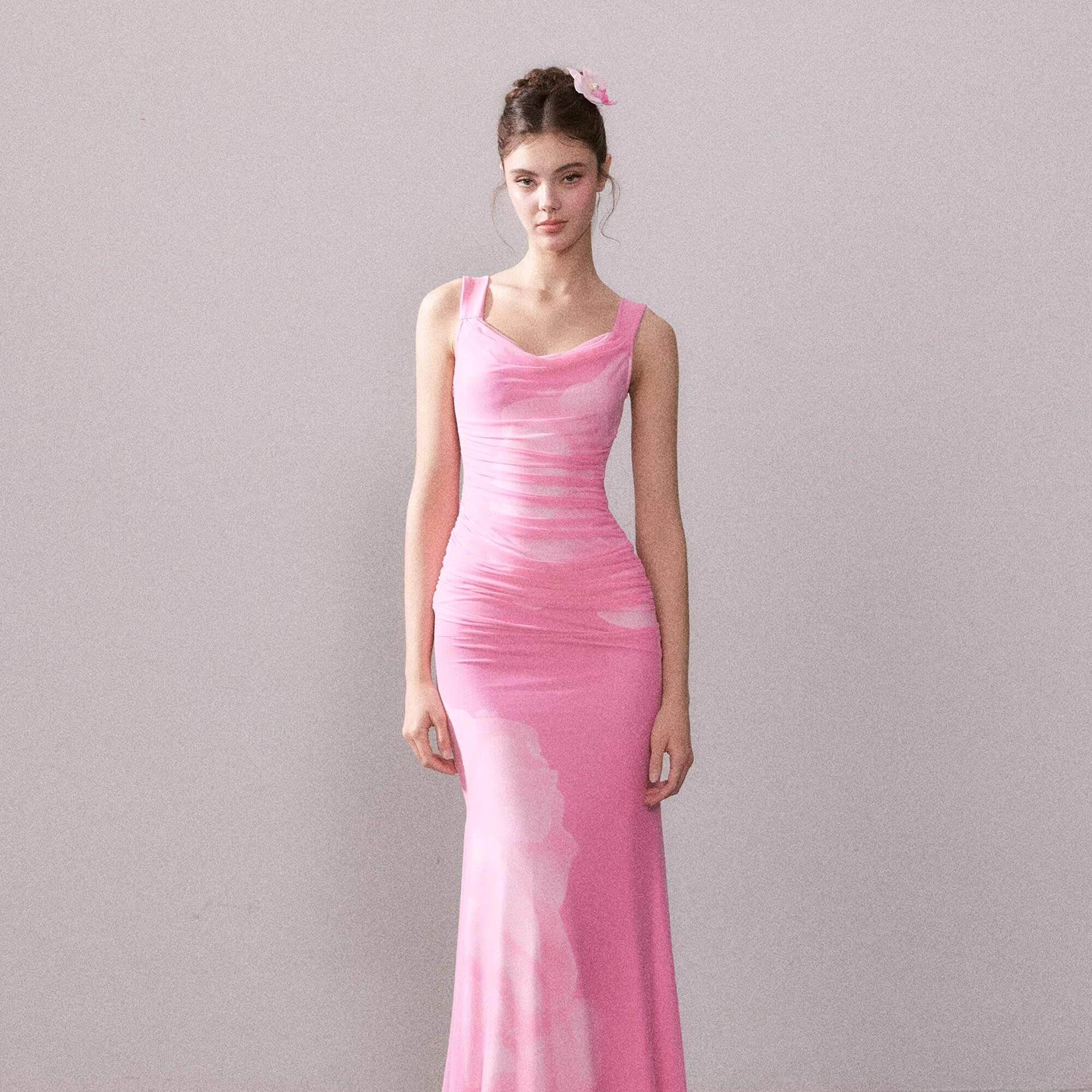 YZZI_HE_Floral_Mesh_Mermaid_Spaghetti_Strap_Women&