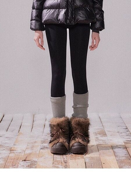 YZZI_HE_Fox_Fur_Collar_Hooded_High_Waist_Slim_Women&