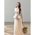 YZZI_HE_Jacquard_Strapless_Fitted_Waist_Modern_Chinese_Women&