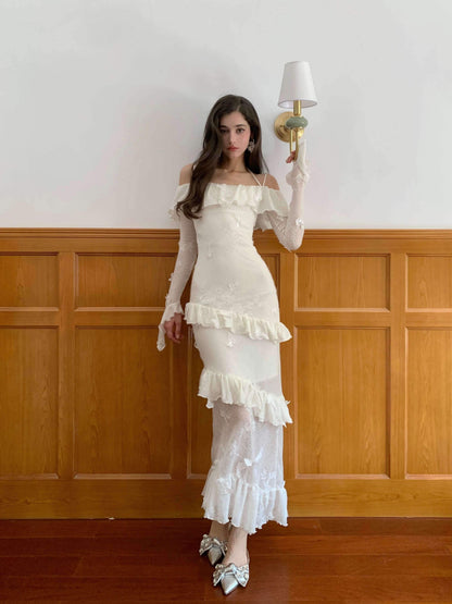 YZZI_HE_Knit_One_Shoulder_3d_Butterfly_Ruffle_Women&