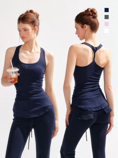 YZZI HE Knitted Twist Knot Lyocell Tencel Women&