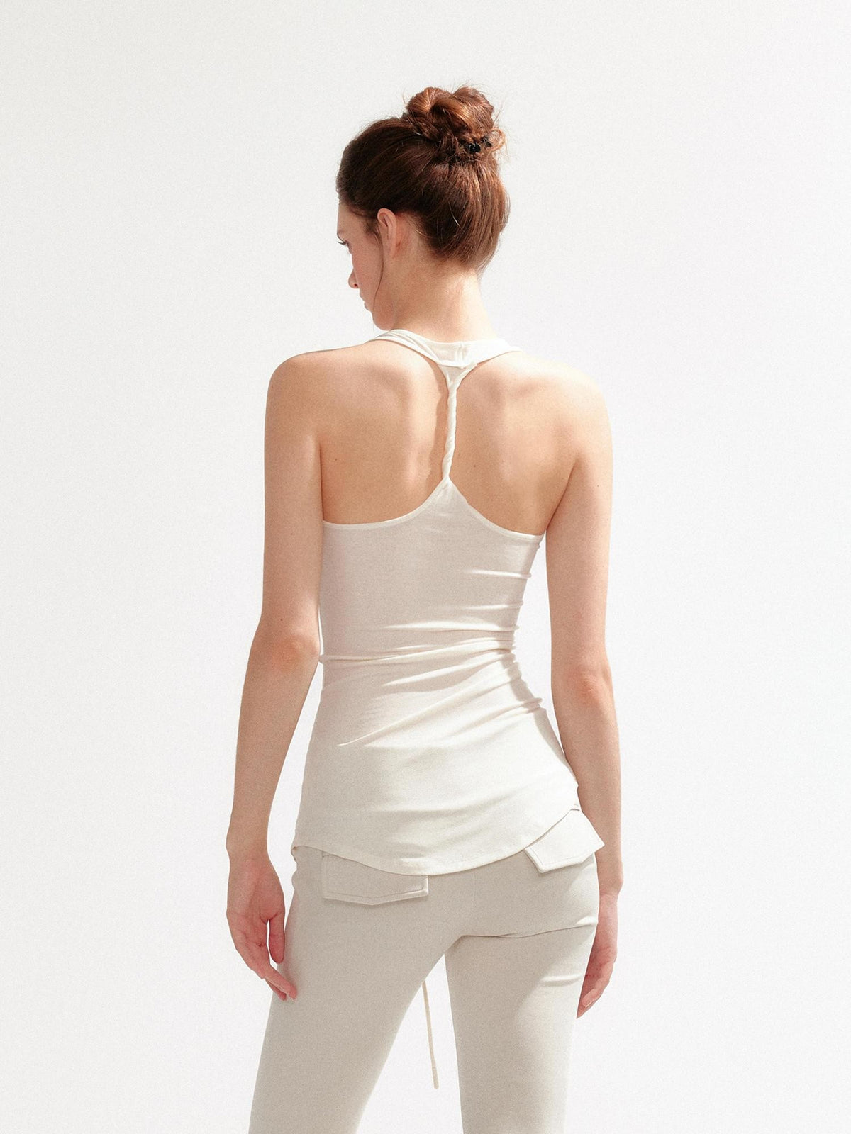 YZZI HE Knitted Twist Knot Lyocell Tencel Women&