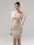 YZZI_HE_Lace_Spliced_V-neck_Long_Sleeve_Slim_Fit_Women&