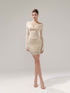 YZZI_HE_Lace_Spliced_V-neck_Long_Sleeve_Slim_Fit_Women&