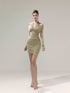 YZZI_HE_Lace_Spliced_V-neck_Long_Sleeve_Slim_Fit_Women&