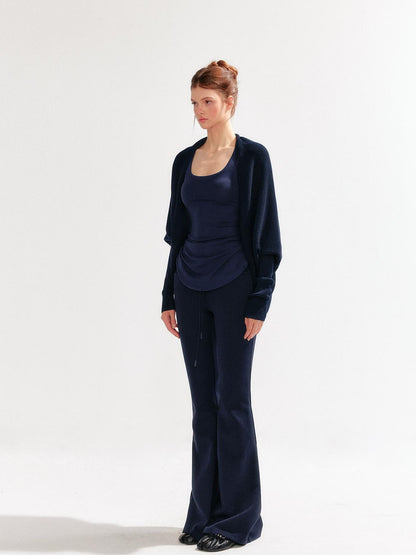 YZZI HE Low Waist Two Piece Solid Women&
