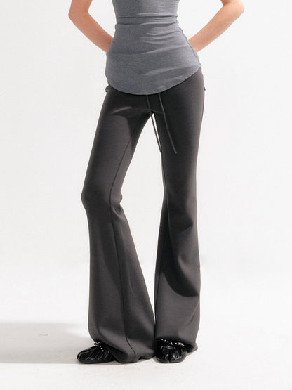 YZZI HE Low Waist Two Piece Solid Women&