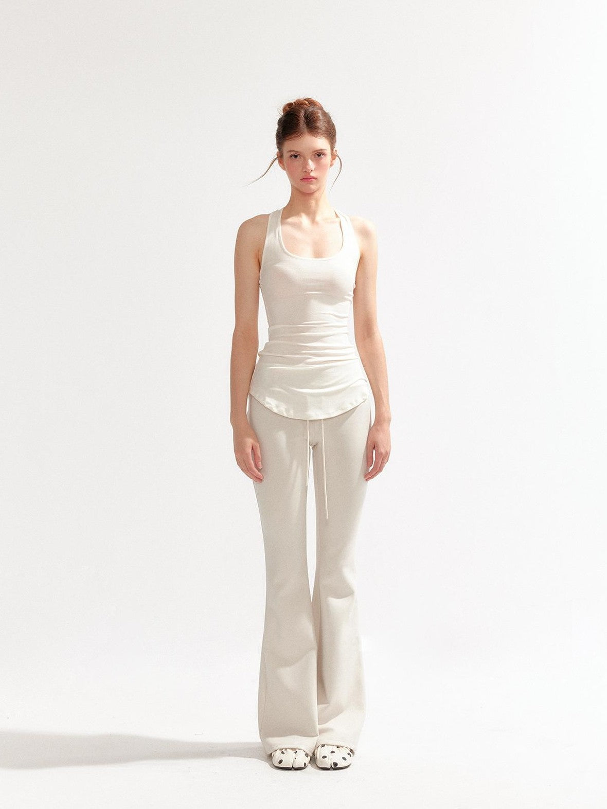YZZI HE Low Waist Two Piece Solid Women&