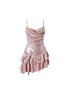 YZZI_HE_Pink_Asymmetrical_Ruffle_Bow_Princess_Slimming_A_Line_Women&