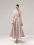 YZZI_HE_Pink_Lace_Cinched_Waist_Square_Neck_Women&