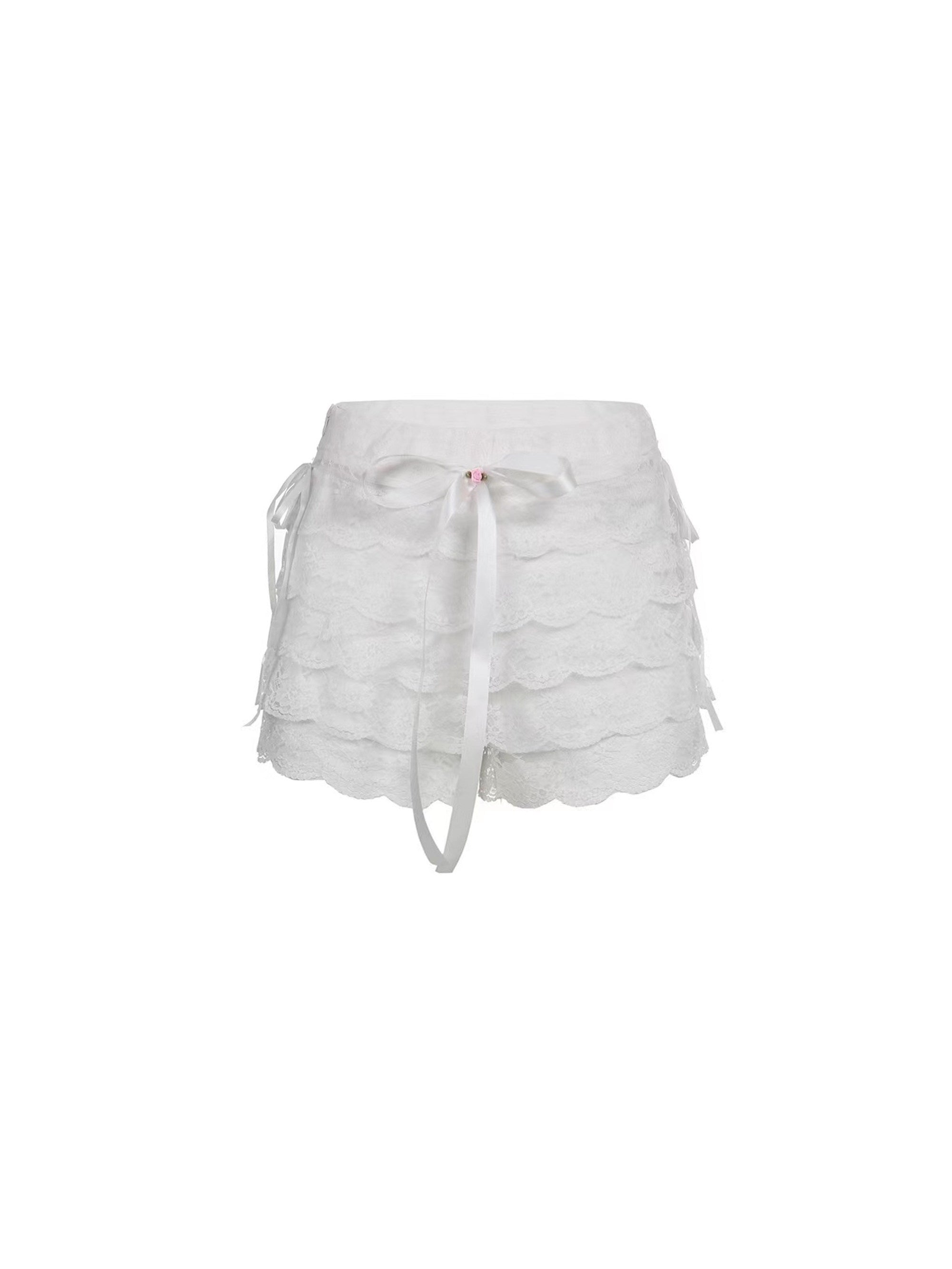 YZZI_HE_Pink_Shimmer_Floral_Princess_Puff_High_Waist_Women&