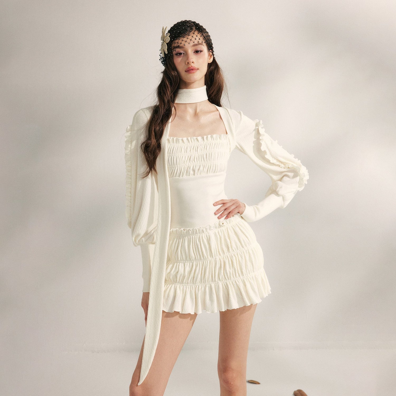 YZZI_HE_Pleated_Lace_Trim_Women&