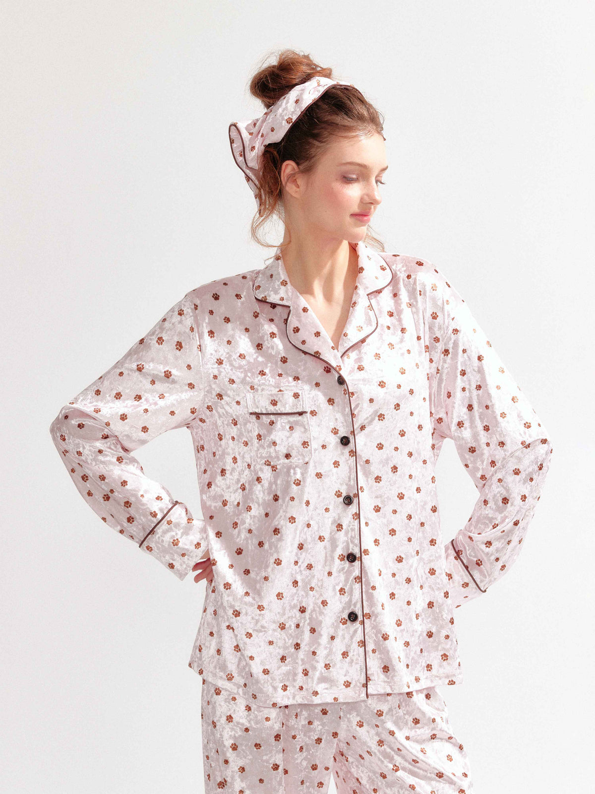 YZZI_HE_Polka_Dot_Satin_Lace_Up_Cami_Women&