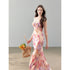 YZZI_HE_Printed_Paneled_V-neck_Mermaid_Strappy_Women&