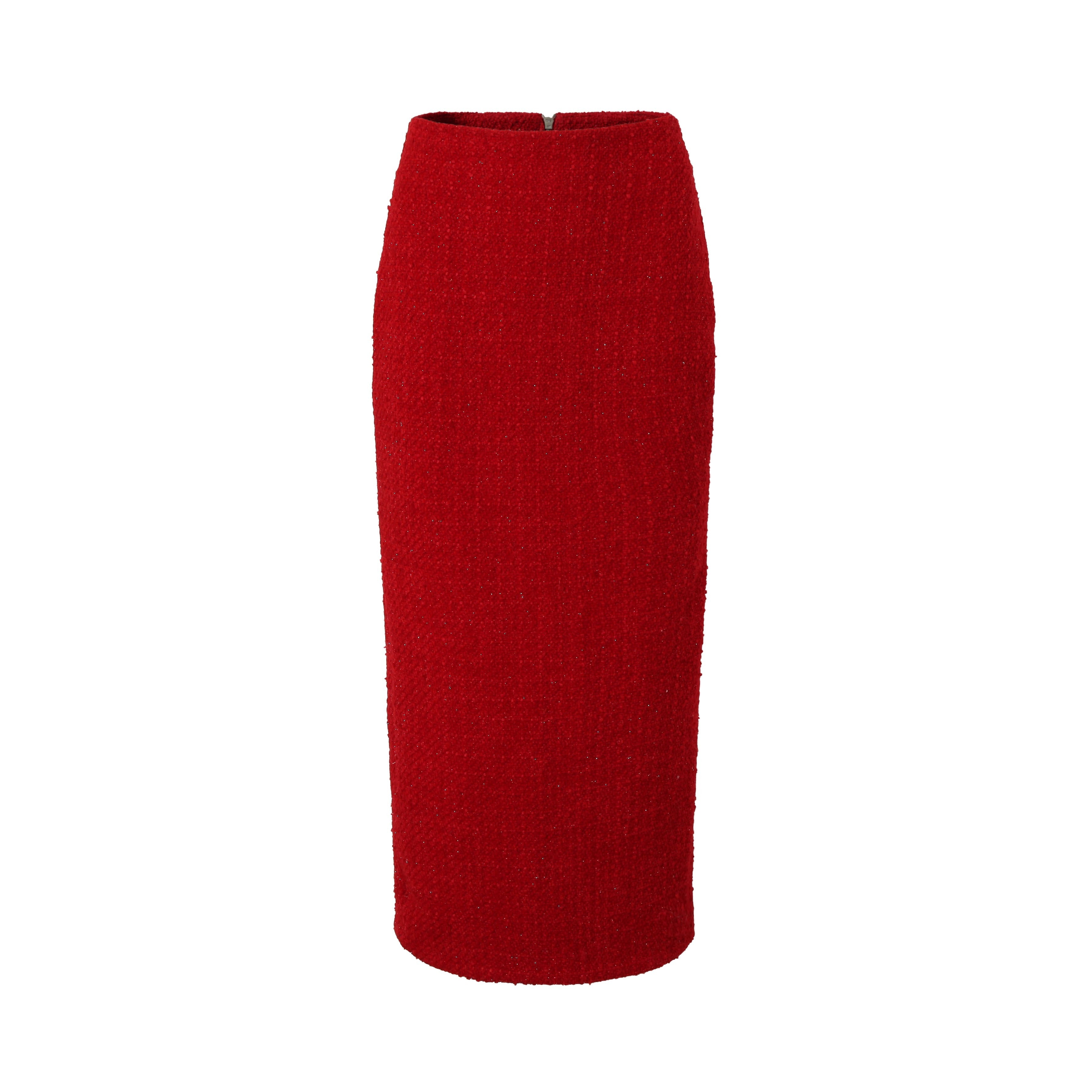 YZZI_HE_Red_Tailored_Coat_And_Skirt_Women&