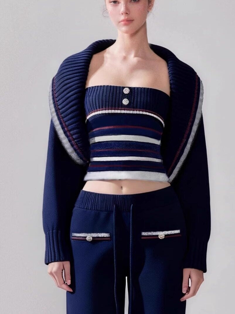 YZZI_HE_Striped_Lapel_Knit_Women&