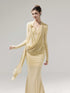 YZZI_HE_Zen_Knitted_Mesh_Ribbon_V-neck_Women&