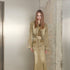UpdateNN NORTH NODE Denim Jacket Skirt Set In Earth Tones