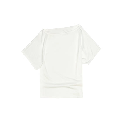 Northbutsouth_Multicolor_Snowflake_Texture_Asymmetric_Shoulder_Women&