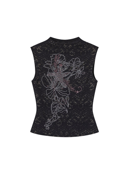OfAkiva_Vintage_Rhinestone_Floral_High_Neck_Cropped_Slim_H_Shape_Women&
