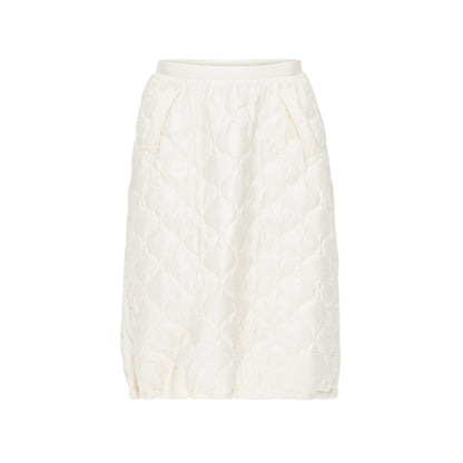 Northbutsouth_Black_And_White_Gourd_Pattern_Quilted_Drawstring_Hem_Women&