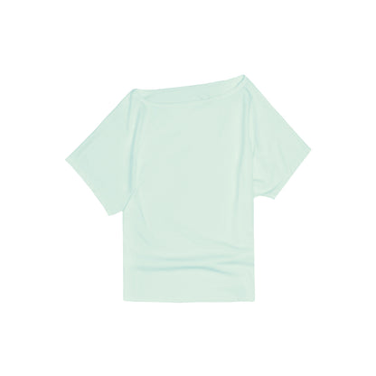 Northbutsouth_Multicolor_Snowflake_Texture_Asymmetric_Shoulder_Women&