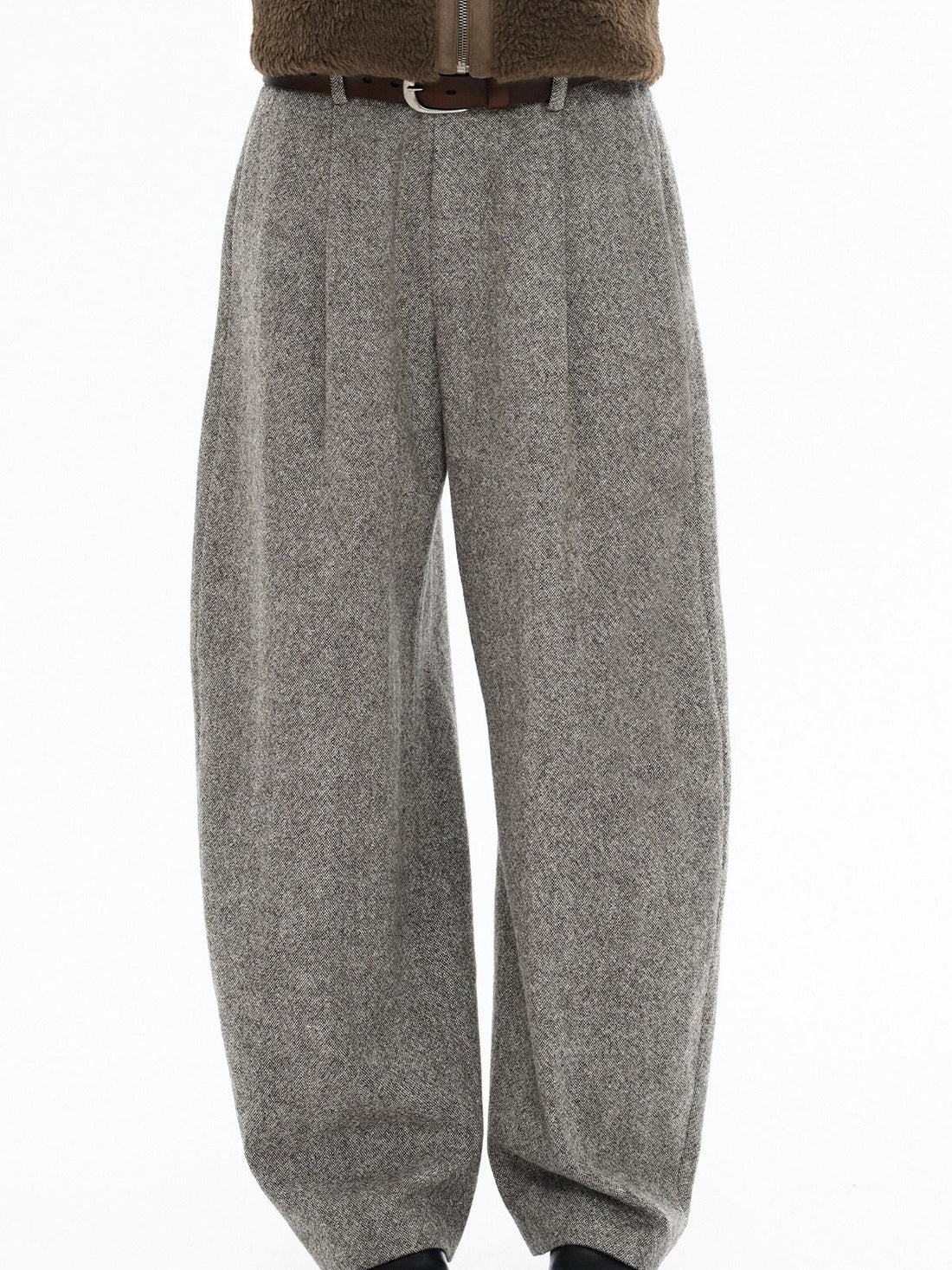 Northbutsouth Melange Drapey No Waistband Curved Leg Women&
