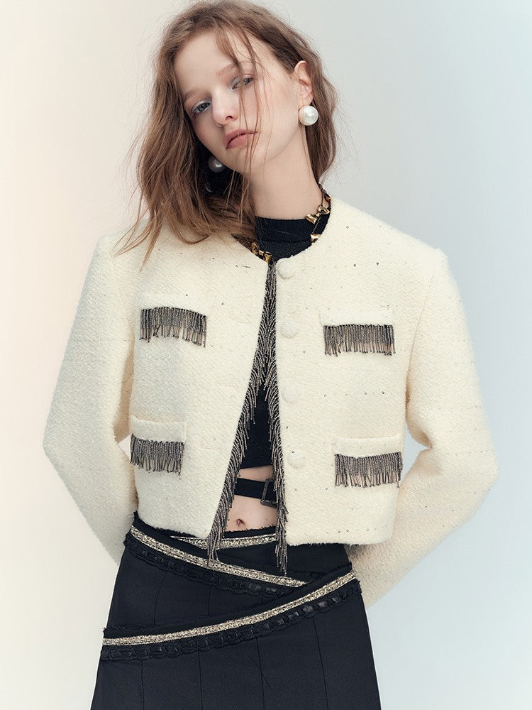 AnnoMundi Sequin Textured Boucle Two Piece Women&