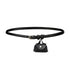 nit alcove Minimalist Adjustable Pu Leather Pendant Unisex Youth Black White Necklaces
