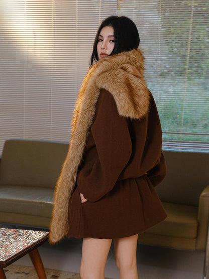 FU FRESH UP Youthful Loose Jacket Bubble Hem Women&