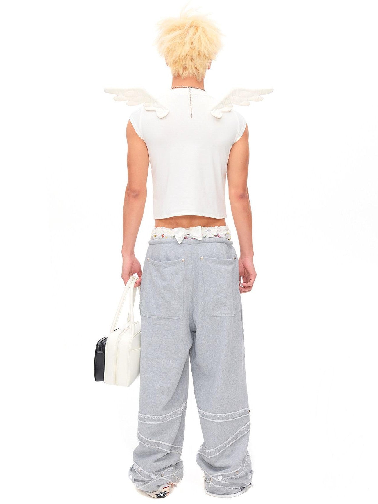 CFIERCE Starlight Rhinestone Angel Wing Women&