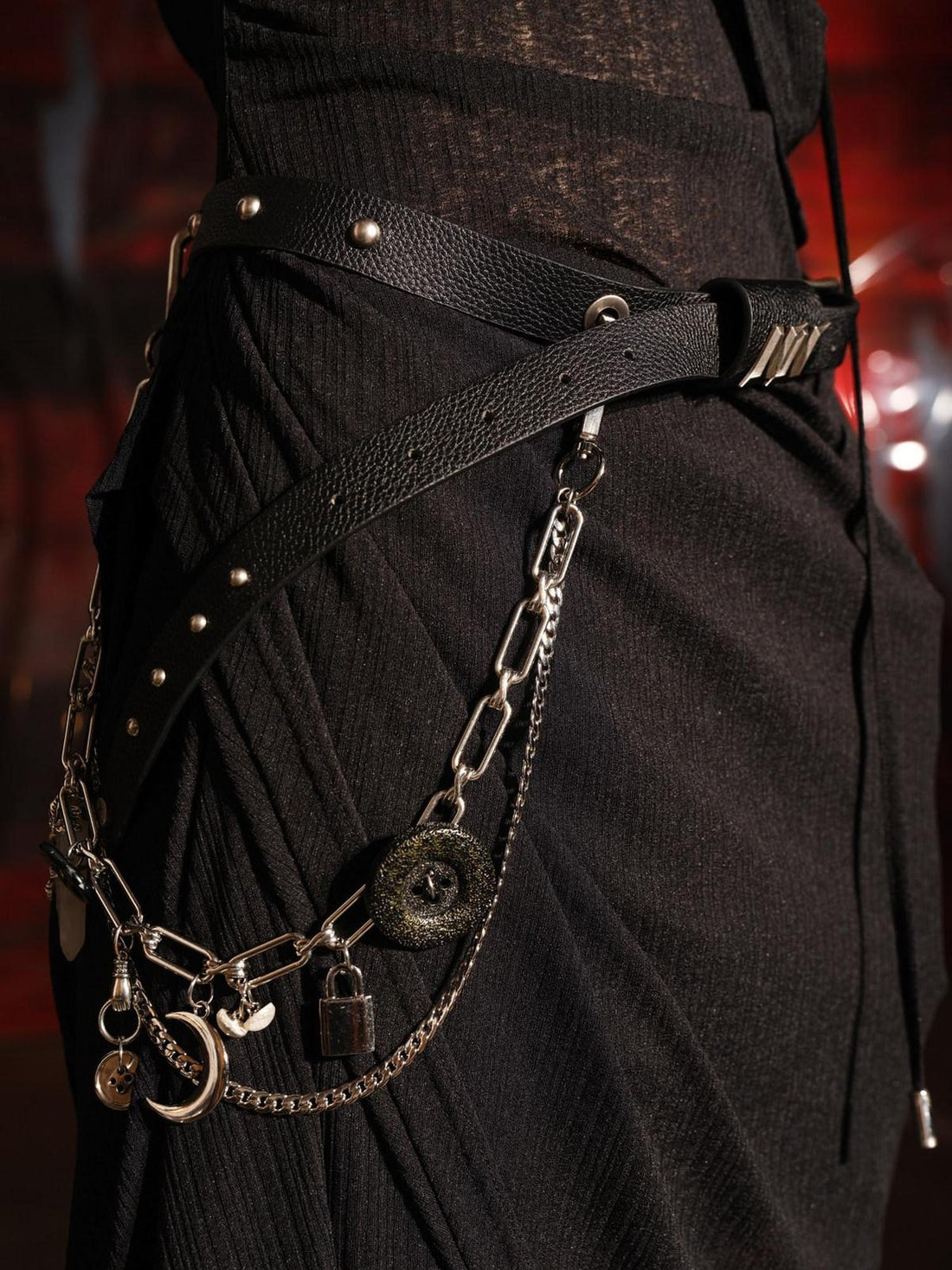 NORTH NODE Order Chain Detail Pin Buckle Women&