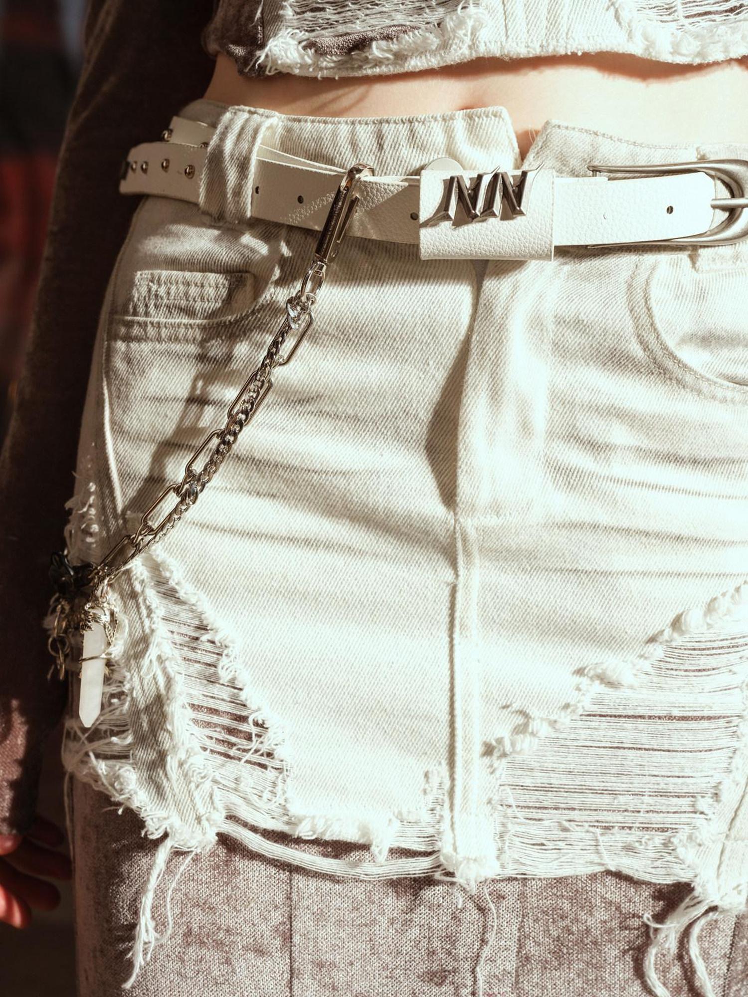 NORTH NODE Order Chain Detail Pin Buckle Women&