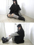 ang project A Line Early Autumn Puff Sleeve Mini Dress