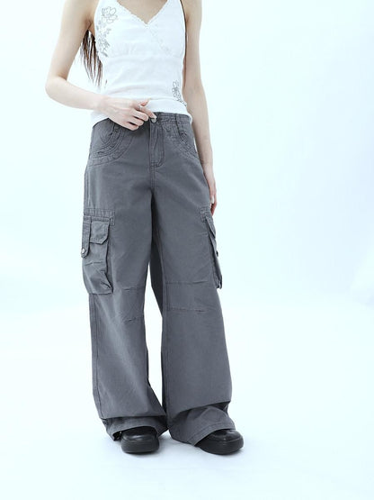 ang project American Vintage Washed Multi Pocket Women&