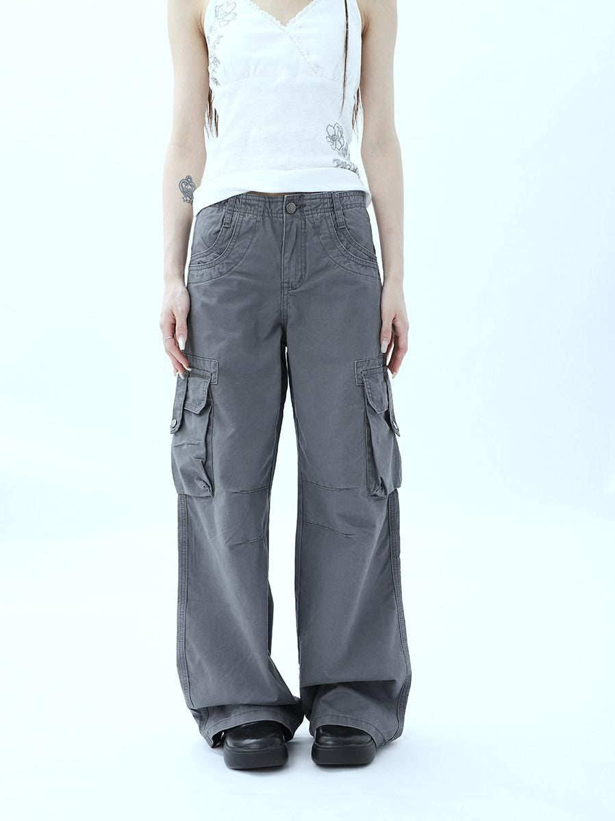 ang project American Vintage Washed Multi Pocket Women&