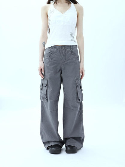 ang project American Vintage Washed Multi Pocket Women&