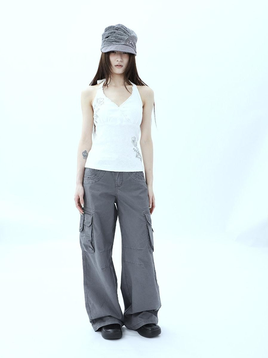 ang project American Vintage Washed Multi Pocket Women&