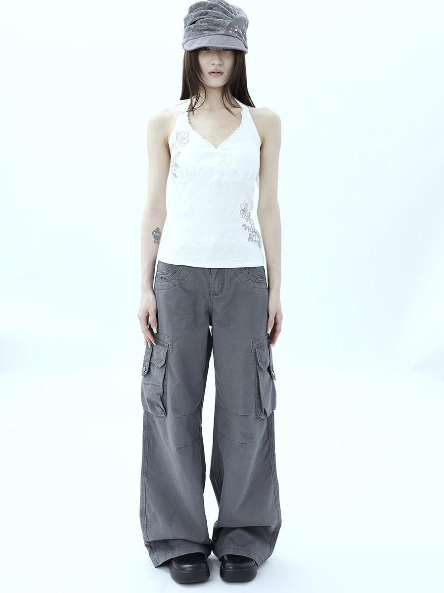 ang project American Vintage Washed Multi Pocket Women&