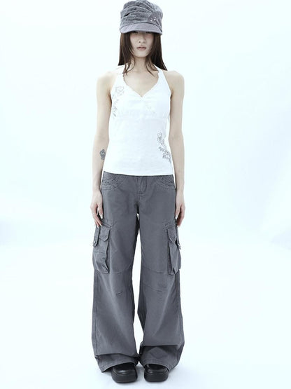 ang project American Vintage Washed Multi Pocket Women&