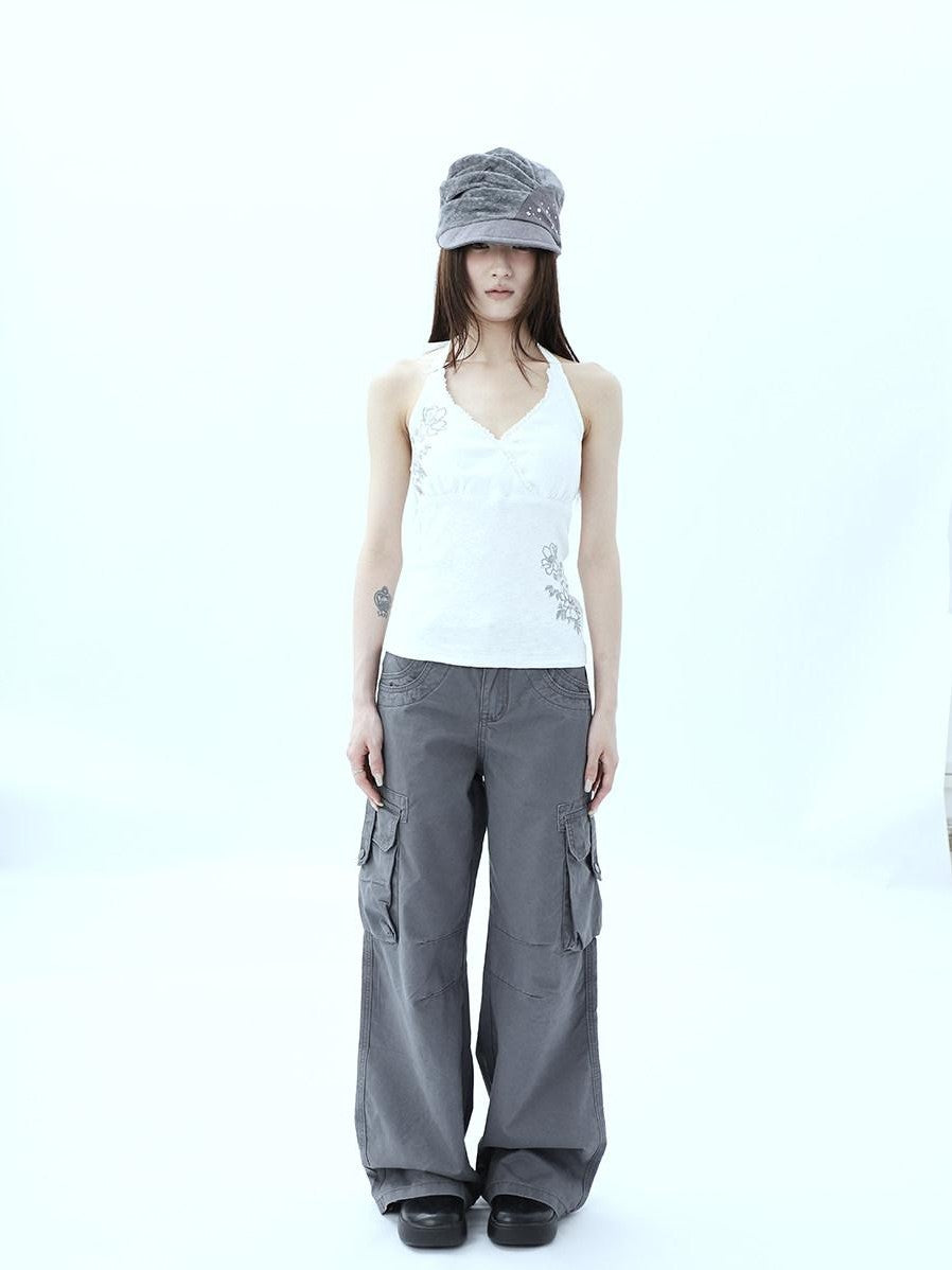 ang project American Vintage Washed Multi Pocket Women&