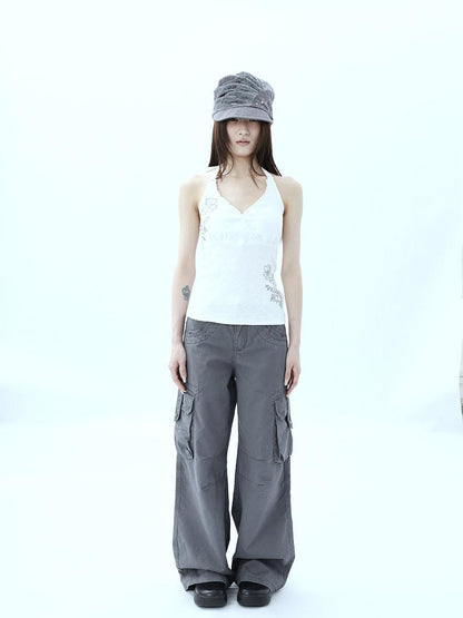 ang project American Vintage Washed Multi Pocket Women&