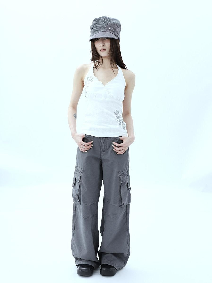 ang project American Vintage Washed Multi Pocket Women&