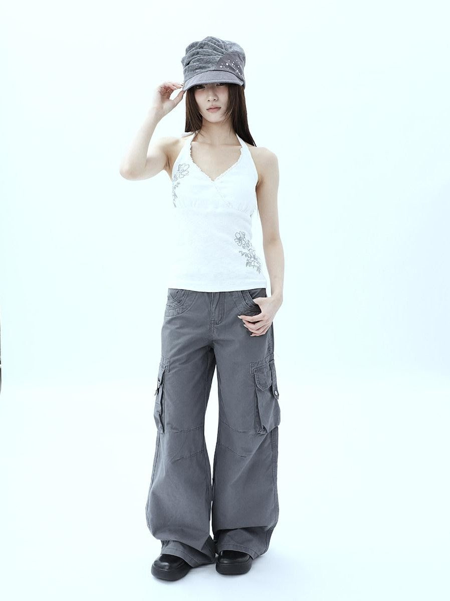 ang project American Vintage Washed Multi Pocket Women&