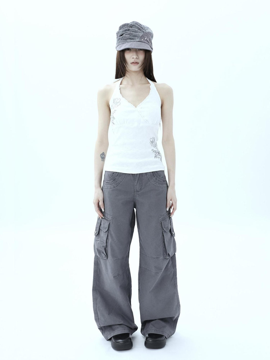 ang project American Vintage Washed Multi Pocket Women&