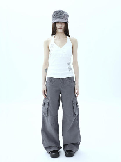ang project American Vintage Washed Multi Pocket Women&